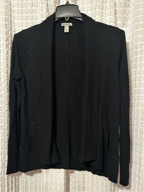 Women’s Small Forever 21 Black Open-Front Blazer Cardigan